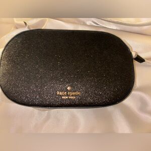 NWT Kate Spade Glittery Black Crossbody/Clutch/Shoulder bag
